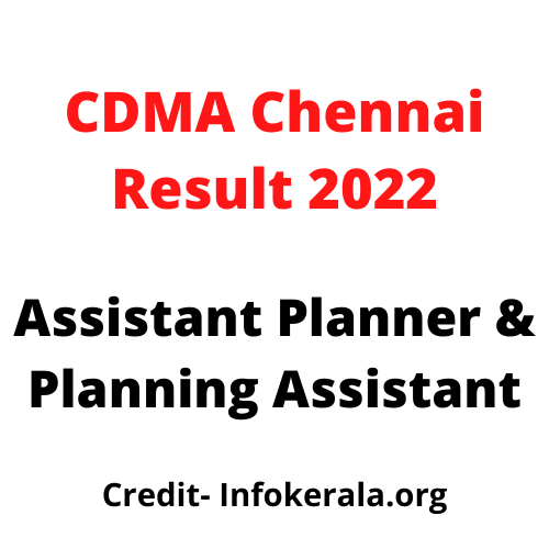 CDMA Chennai Result 2022