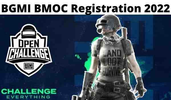 BGMI BMOC Registration 2022