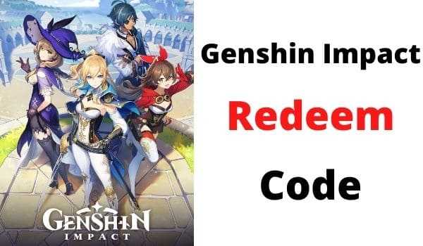 Genshin Impact Redeem Code