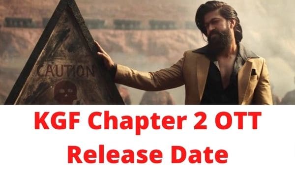 KGF Chapter 2 OTT Release Date